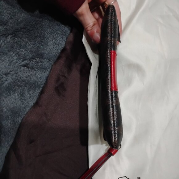 Coach Black and Red Wristlet - Picture 2 of 3